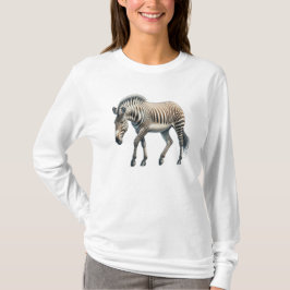 シマウマ ロングTシャツ Tシャツ