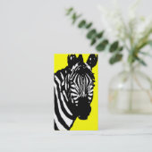 シマウマ 名刺 (スタンド正面)