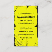 シマウマ 名刺 (裏面)