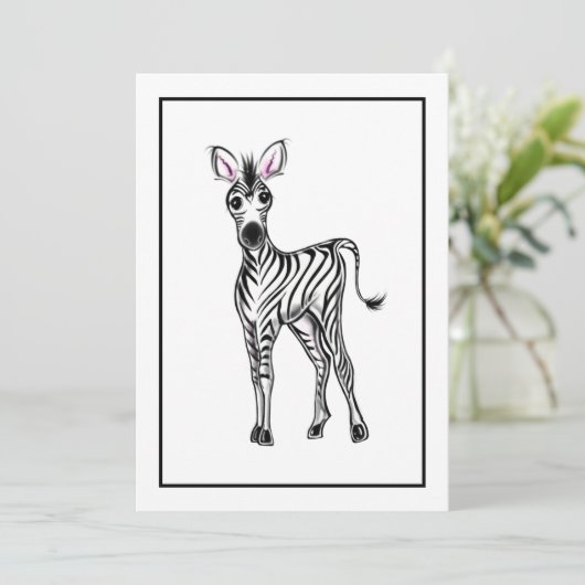 シマウマ 招待状 (スタンド正面)