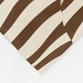 シマウマ、野生のサバンナ、シームレスパターン フリースブランケット (角)