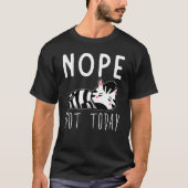 シマウマ 馬 お疲れ シマウマ Tシャツ (正面)