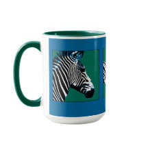 シマウマ#2のように2頭のシマウマ互角/Z