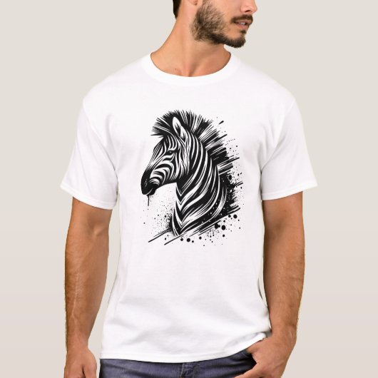 シマウマ Tシャツ (正面)