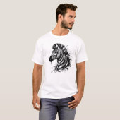 シマウマ Tシャツ (正面フル)