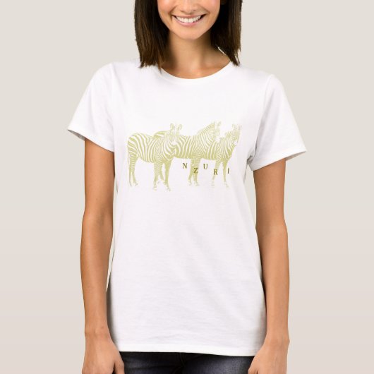 シマウマ Tシャツ (正面)