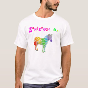 シマウマ、zaniezozoのタイトル3 tシャツ