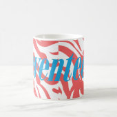 シマウマLtPink コーヒーマグカップ (中央)