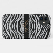 シマウマPERSONLIZEDきらきら光るなIの電話5箱 Case-Mate iPhoneケース (裏面(横))