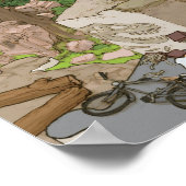 シマダ タカヒコ皆が眠っている ポスター (角)