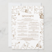 シマニムカード 招待状 (正面)