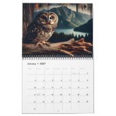 シマミズクの森の影： 20XX年 カレンダー (1月 2027)
