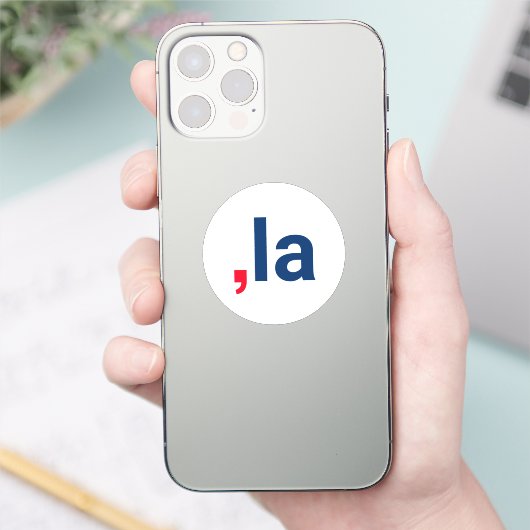 シマラ・カマラおもしろい発音愛国心 シール (スマートフォン)