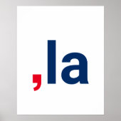 シマラ・カマラおもしろい発音愛国心 ポスター (正面)