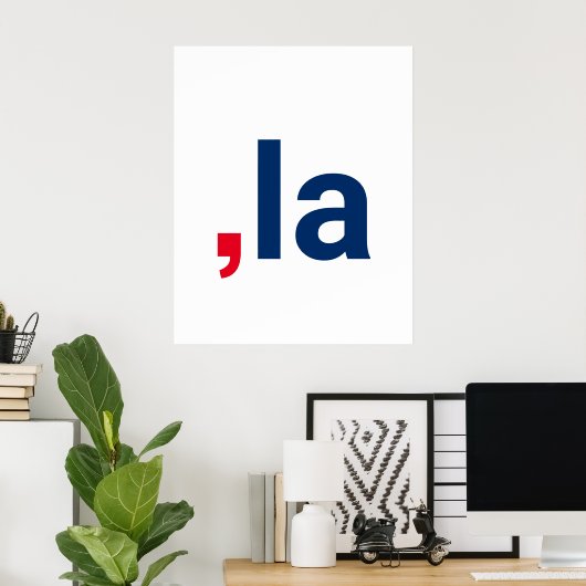 シマラ・カマラおもしろい発音愛国心 ポスター (ホームオフィス)