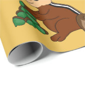 シマリスのデザインの包装紙 ラッピングペーパー (ロールコーナー)