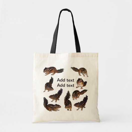 シマリスの写真(31) トートバッグ (正面)