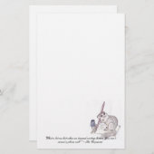 シマリスの手紙の文房具 便箋 (正面/裏面)