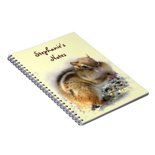 シマリスを楽しむこと ノートブック (右側)