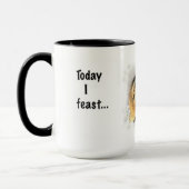 シマリスを楽しむこと マグカップ (左)