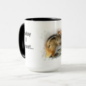 シマリスを楽しむこと マグカップ (正面左)