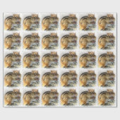 シマリスを楽しむこと ラッピングペーパー (フラット)