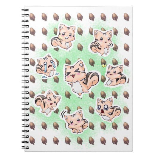 シマリスルックん ノートブック (正面)