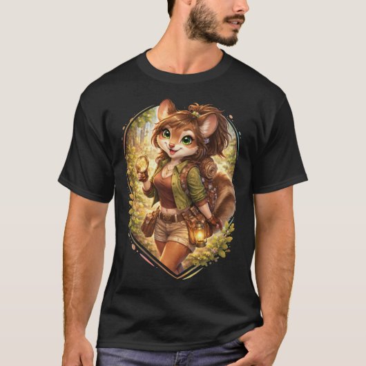 シマリス探検家 Tシャツ (正面)