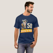 シマリス誕生日キャンドル Tシャツ (正面フル)