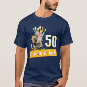 シマリス誕生日キャンドル Tシャツ