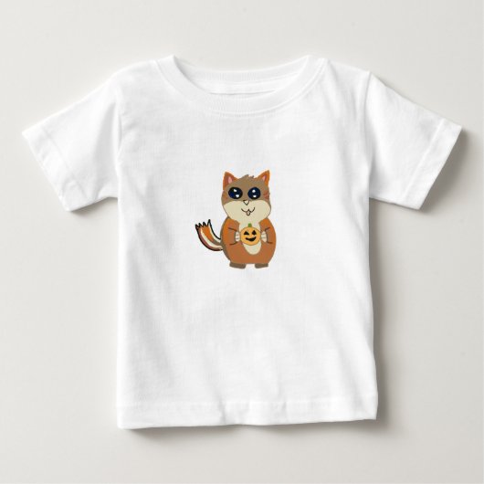 シマリス ハロウィン ベビーTシャツ (正面)