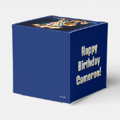 シマリス 誕生日 キャンドル フェイバーボックス (裏面サイド)