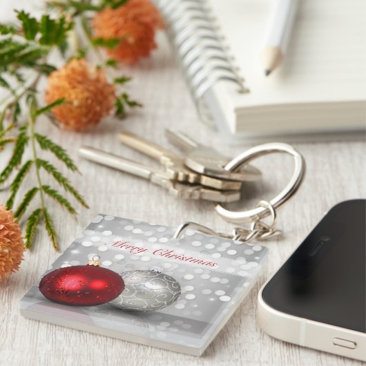 シマリークリスマスオーナメント – アクリルキーチェーン キーホルダー (正面右)