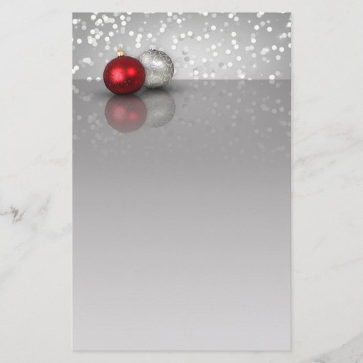 シマリークリスマスオーナメント – 文房具 便箋 (正面)