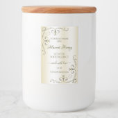 シマリークリーム製品ラベル華美デコールコーナー フードラベル (正面)