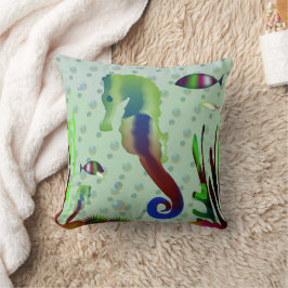 シマリーシーホース&水中ワールド クッション