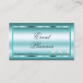 シマリーティール(緑がかった色)とダイヤモンドとフォトプロフェッショナル 名刺 (正面)