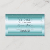 シマリーティール(緑がかった色)とダイヤモンド抜群グラマラス 名刺 (裏面)