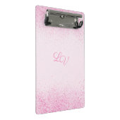 シマリーピンクグリッターダスト ミニクリップボード (アングル)