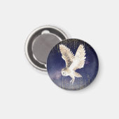 シマリーフクロウ マグネット (正面/裏面)