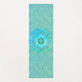 シマリーフラワーズヴィンテージ曼荼羅 ヨガマット (正面)
