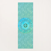 シマリーフラワーズヴィンテージ曼荼羅 ヨガマット (裏面)