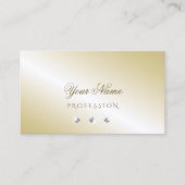 シマリーライトゴールデンきらめくダイヤモンドラグジュアリー 名刺 (正面)