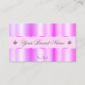 シマリーライトピンクダイヤきらめくズグラマラス 名刺 (正面)