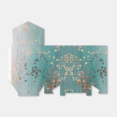 シマリー金ゴールドスターズオンティール（緑がかった色） フェイバーボックス (折り畳みなし)