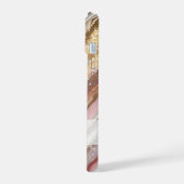 シマーリングガーリーパステルグリッター iPhone 15ケース (左側面)