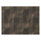 シマーリングブラック&金ゴールドグリッタードラはかりで測ゴン テーブルクロス (正面(横))