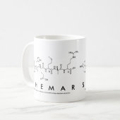 シマールペプチド名mug コーヒーマグカップ (正面左)