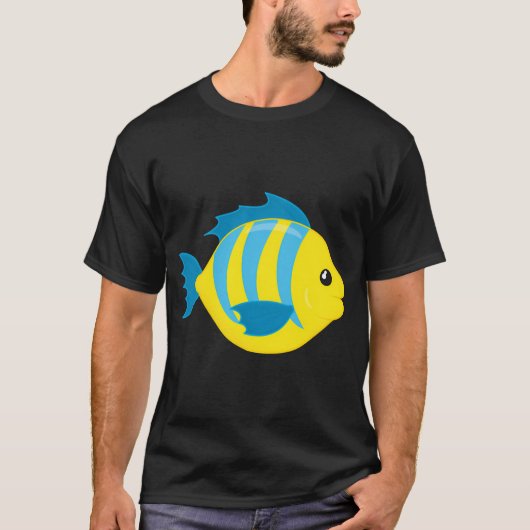 シマ模様の魚 Tシャツ (正面)