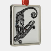 シミアンセルフィー メタルオーナメント (右)